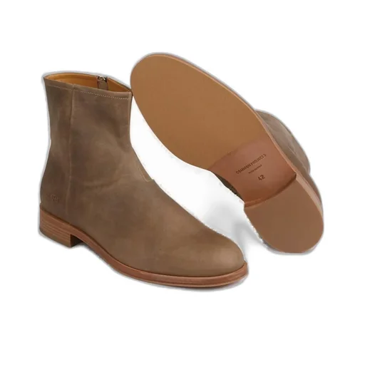 Common Projects Round Toe Zipped Ankle Boots