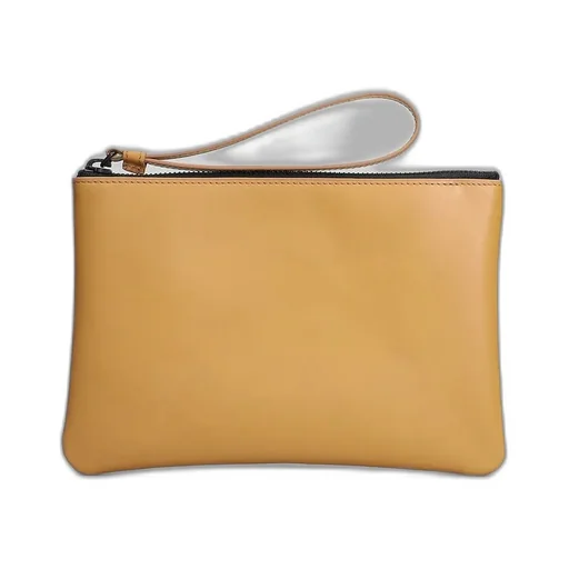 Common Projects Logo Stamp Zipped Clutch Bag