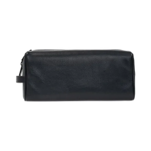 Common Projects Logo Embossed Zipped Wash Bag