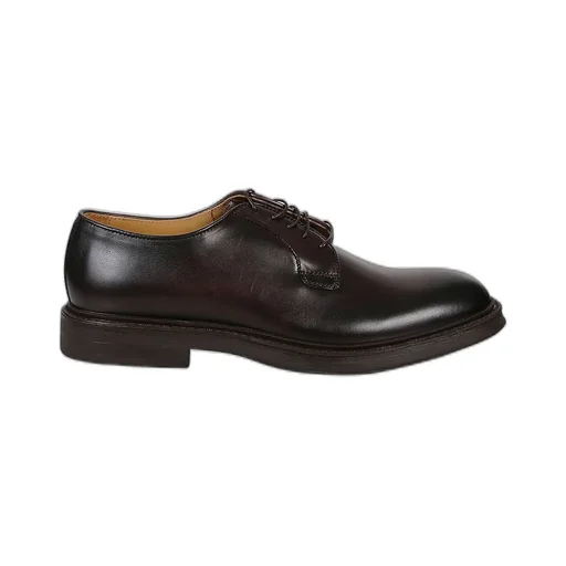 Corvari Almond-Toe Lace-Up Derby Shoes