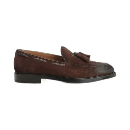 Corvari Tassel Suede Loafers
