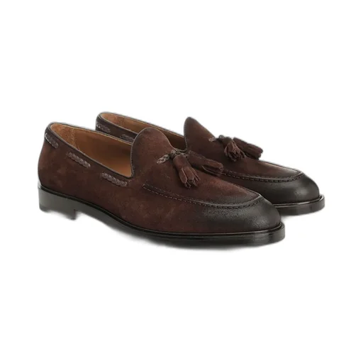 Corvari Tassel Suede Loafers