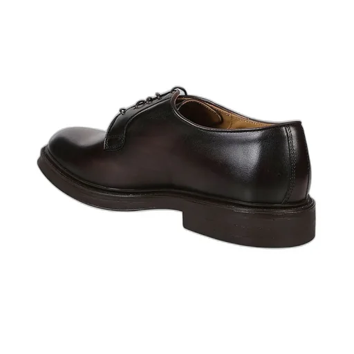 Corvari Almond-Toe Lace-Up Derby Shoes