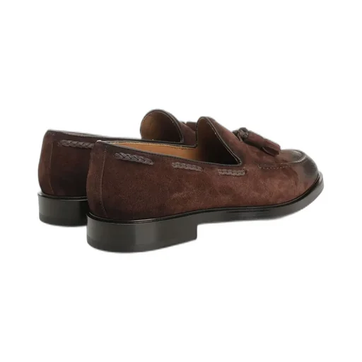 Corvari Tassel Suede Loafers