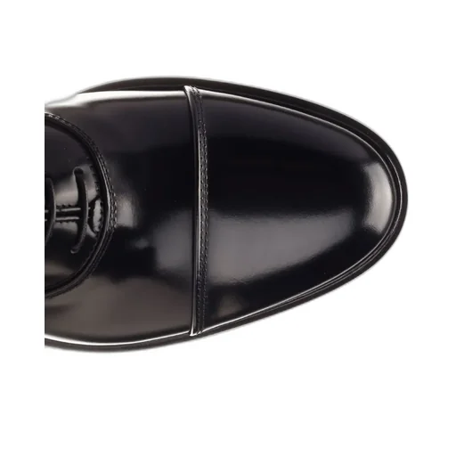 Corvari Almond-Toe Lace-Up Derby Shoes