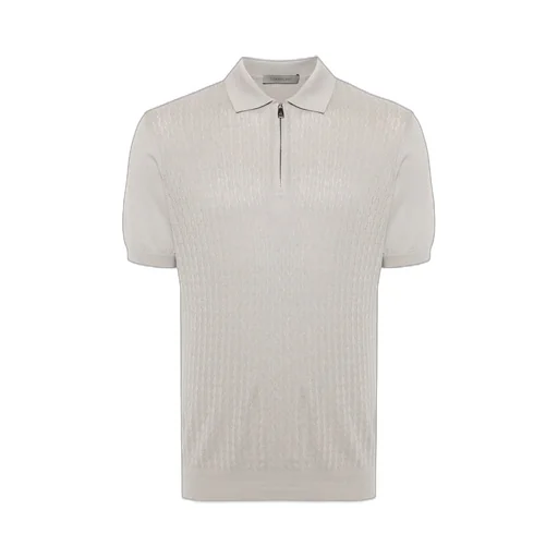 Corneliani Short Sleeved Jersey Polo Shirt