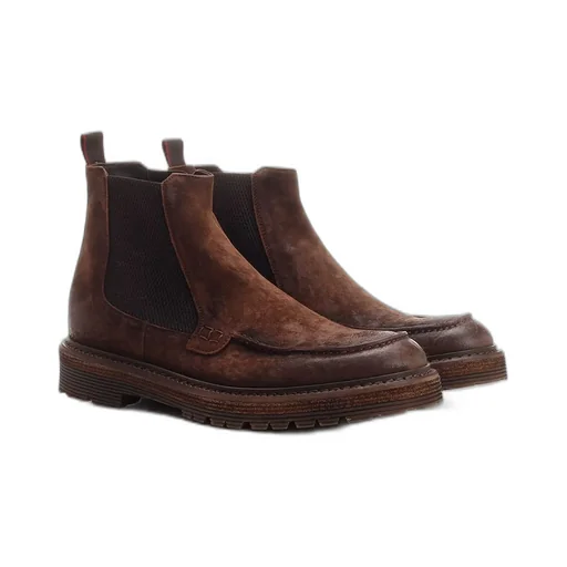 Corvari Elasticated Panelled Chelsea Boots