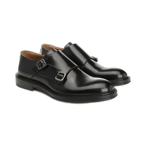 Corvari Wembley Double Monk Shoes