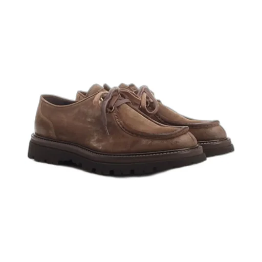 Corvari Round-Toe Lace-Up Shoes