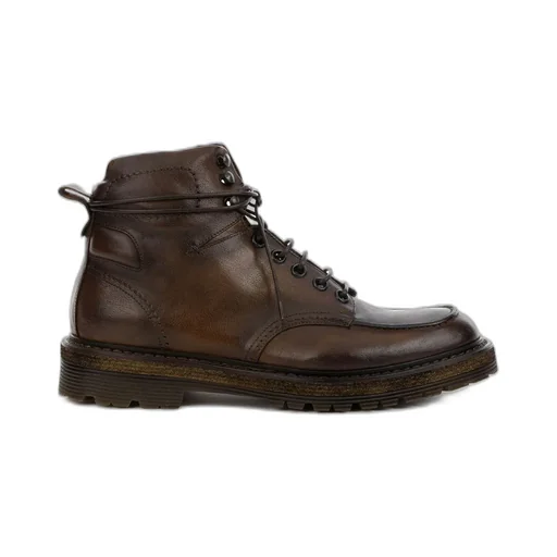 Corvari Mahogany Lace-Up Ankle Boots