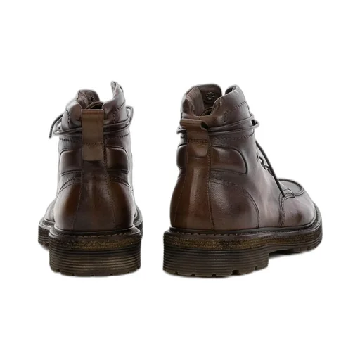 Corvari Mahogany Lace-Up Ankle Boots
