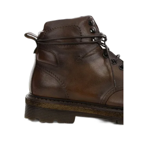 Corvari Mahogany Lace-Up Ankle Boots