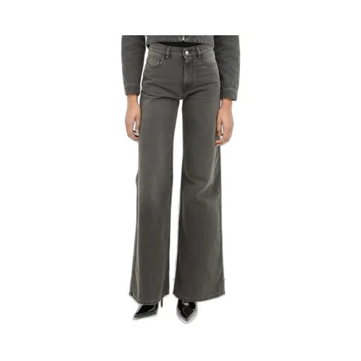 Coperni Decorative-Buckle Wide-Leg Jeans