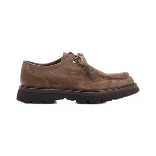Corvari Suede Tank Lace-Up Shoes