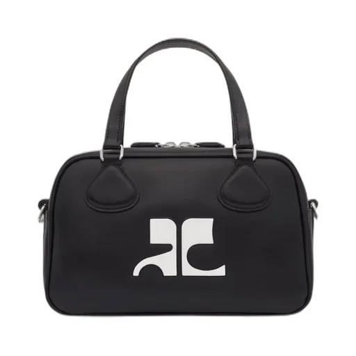 CourrÈGes Reedition Bowling Zip-Up Shoulder Bag