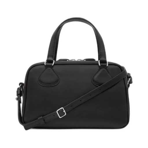 CourrÈGes Reedition Bowling Zip-Up Shoulder Bag