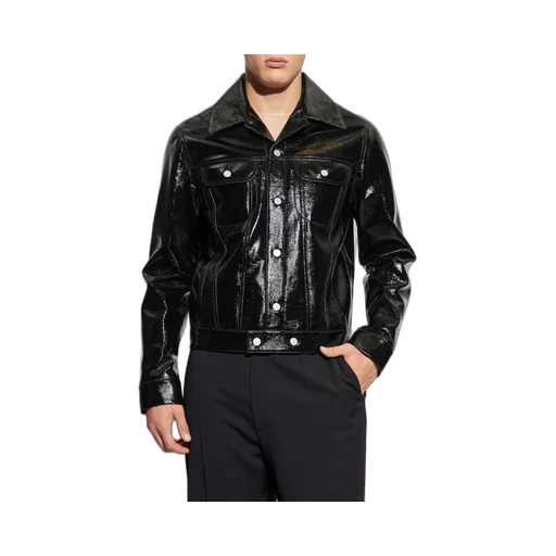 CourrÈGes High-Shine Trucker Jacket