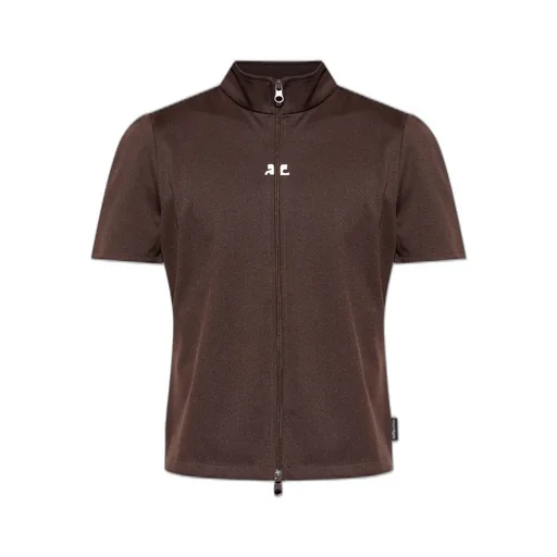 CourrÈGes Interlock Tracksuit Top
