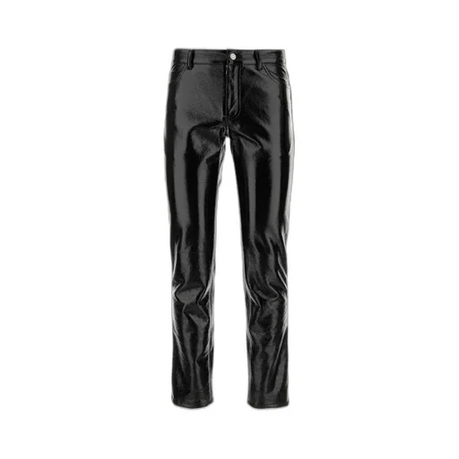 CourrÈGes Straight-Leg Vinyl Pants