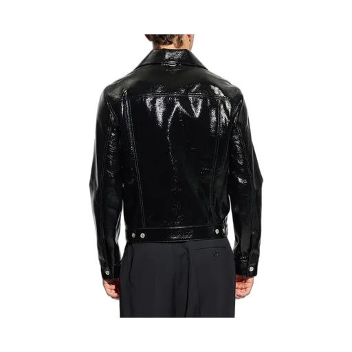 CourrÈGes High-Shine Trucker Jacket