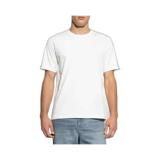 CourrÈGes Logo Embroidered Crewneck T-Shirt