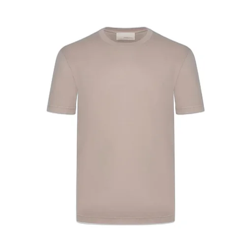 Costumein Ribbed Round Neck T-Shirt