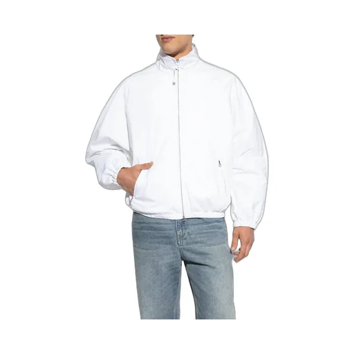 CourrÈGes Logo Embroidered Zipped Jacket