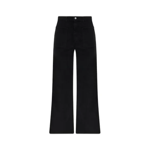 CourrÈGes Logo Detailed Pocket Jeans