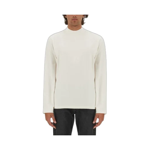 CourrÈGes Logo Embroidered Long-Sleeve T-Shirt