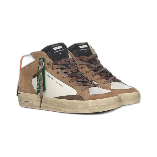Crime London High-Top Zip Sneakers