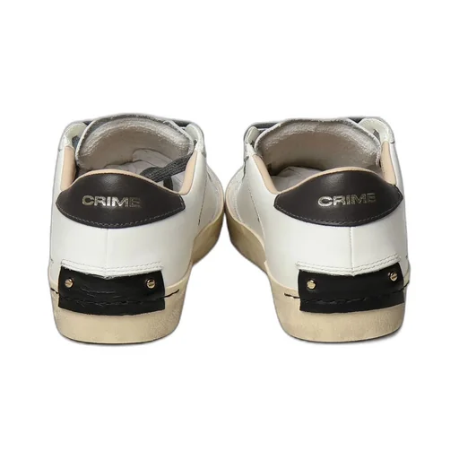 Crime London Disstressed Low-Top Sneakers