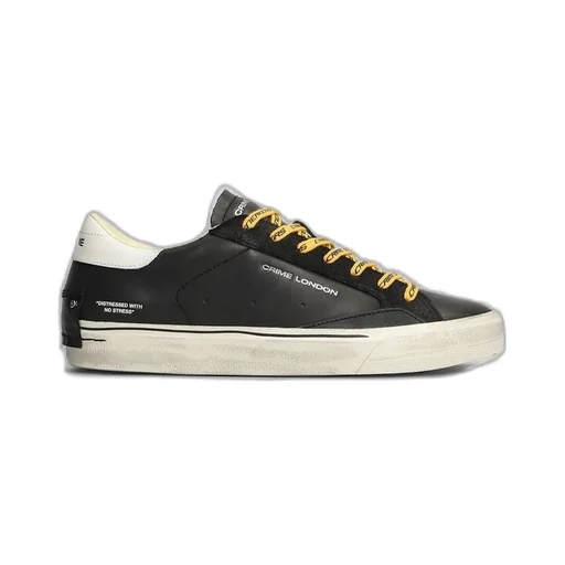 Crime London Distressed Slip-On Sneakers