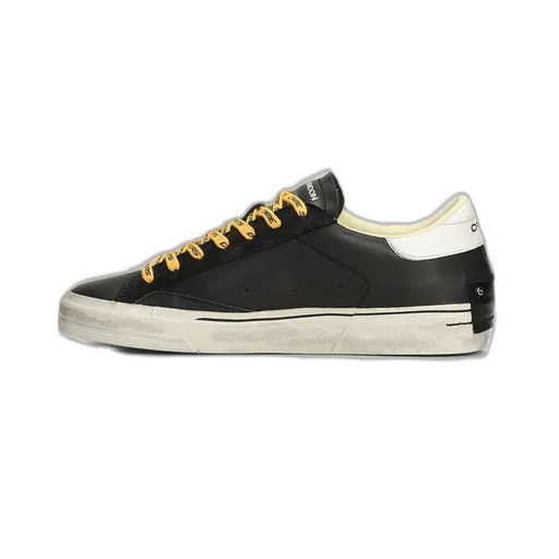 Crime London Distressed Slip-On Sneakers