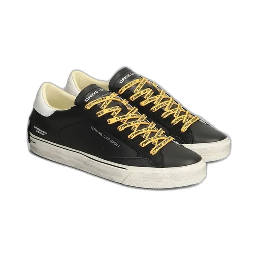 Crime London Distressed Slip-On Sneakers