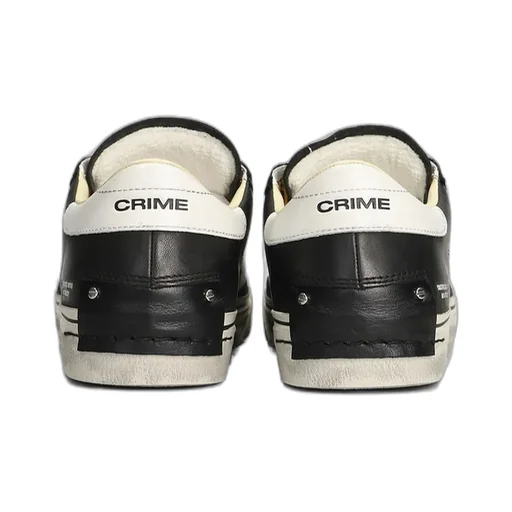 Crime London Distressed Slip-On Sneakers