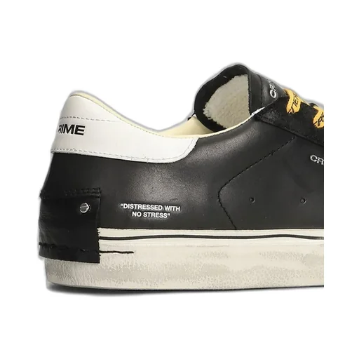 Crime London Distressed Slip-On Sneakers