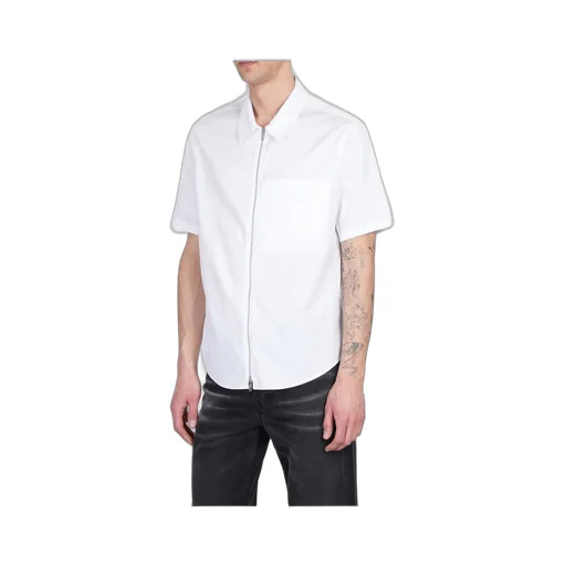 CourrÈGes Zipped Poplin Shirt