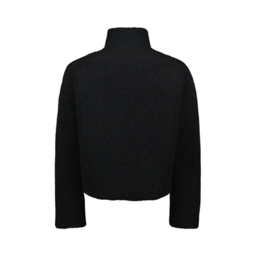 CourrÈGes Logo-Patch Fleece Bomber Jacket