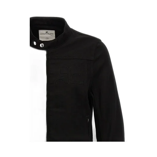 CourrÈGes Iconic Denim Biker Jacket