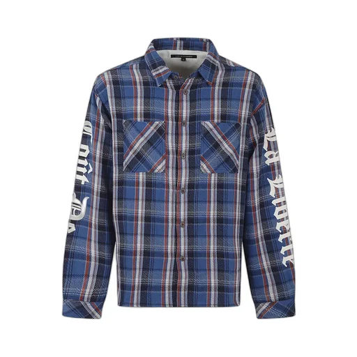 CoÛT De La Liberté Plaid Logo Shirt