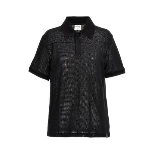 CourrÈGes Ac Mesh Short-Sleeved Polo Shirt