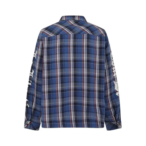 CoÛT De La Liberté Plaid Logo Shirt