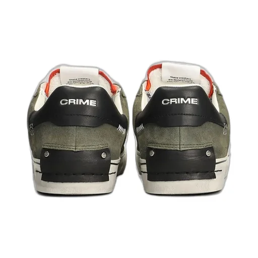 Crime London Distressed Low-Top Sneakers