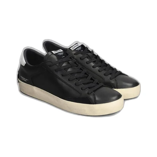 Crime London Distressed Lace-Up Sneakers