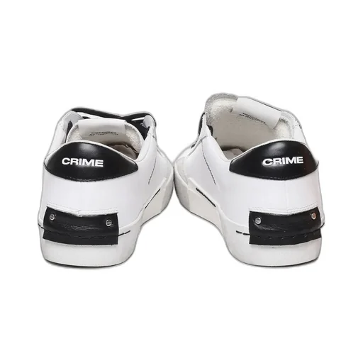 Crime London Distressed Lace-Up Sneakers