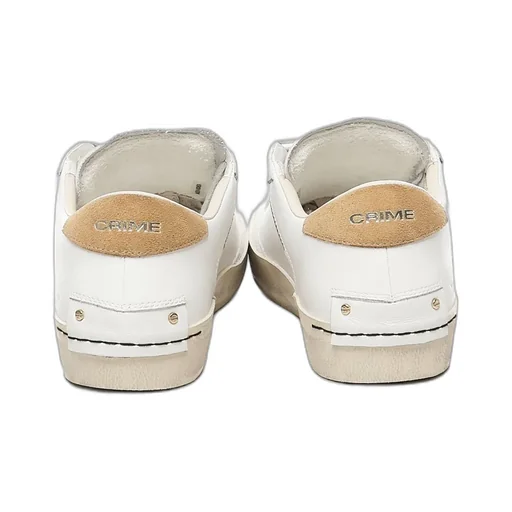 Crime London Distressed Lace-Up Sneakers