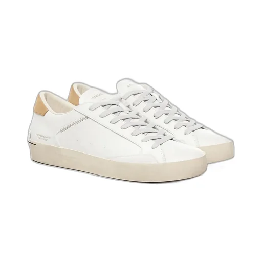 Crime London Distressed Lace-Up Sneakers