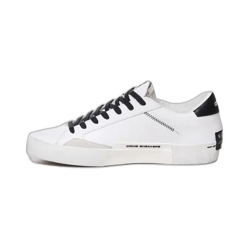 Crime London Distressed Lace-Up Sneakers