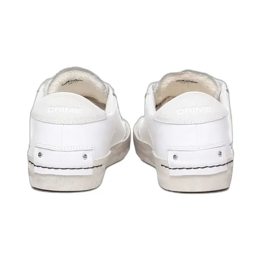 Crime London Distressed Lace-Up Sneakers