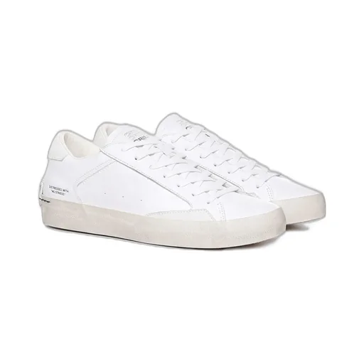 Crime London Distressed Lace-Up Sneakers